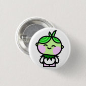 Badge Rond 2,50 Cm Bouton de pousse de Pookah (Devant & derrière)