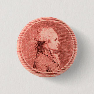 Badge Rond 2,50 Cm Bouton de profil Robespierre