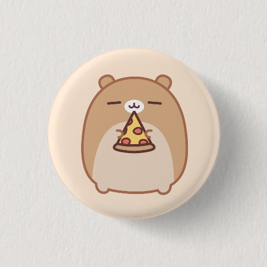 Badge Rond 2,50 Cm Bouton de Psushi de pizza (Devant)