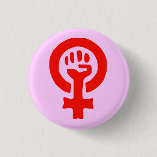 Badge Rond 2,50 Cm Bouton de puissance de femme