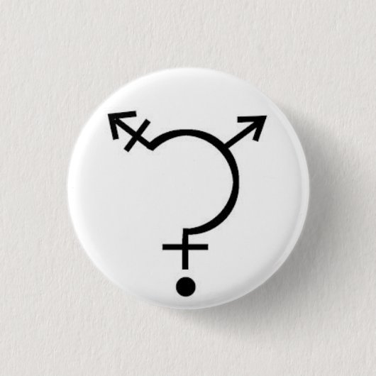 Badge Rond 2,50 Cm Bouton de question de genre (Devant)