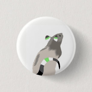 Badge Rond 2,50 Cm Bouton de rat d'Agender