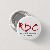 Badge Rond 2,50 Cm Bouton de RDC (Devant & derrière)