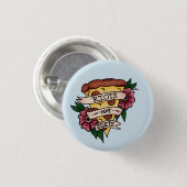 Badge Rond 2,50 Cm Bouton de régimes d'émeutes pas (Devant & derrière)