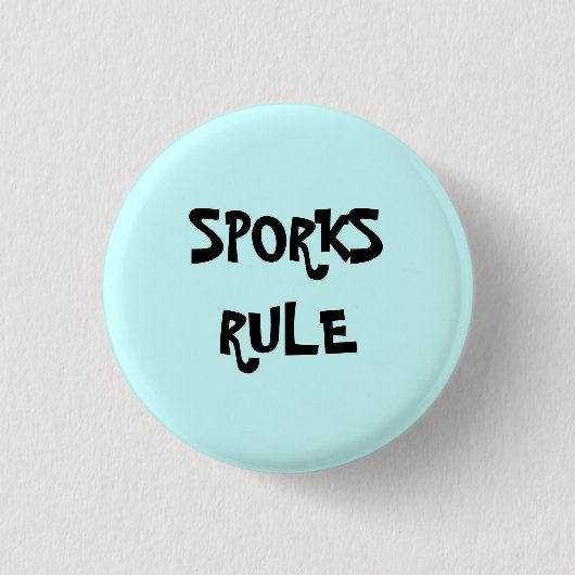 Badge Rond 2,50 Cm Bouton DE RÈGLE SPORTS (Devant)