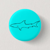 Badge Rond 2,50 Cm Bouton de requin (Devant)
