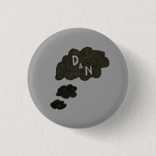 Badge Rond 2,50 Cm Bouton de "rêve" de D&N