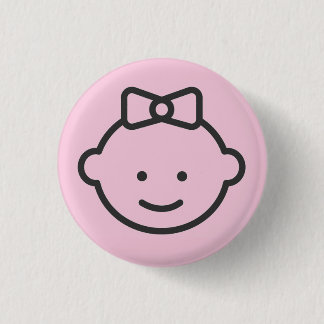 Badge Rond 2,50 Cm Bouton de révélation de genre : ROSE || Vecteezy.c