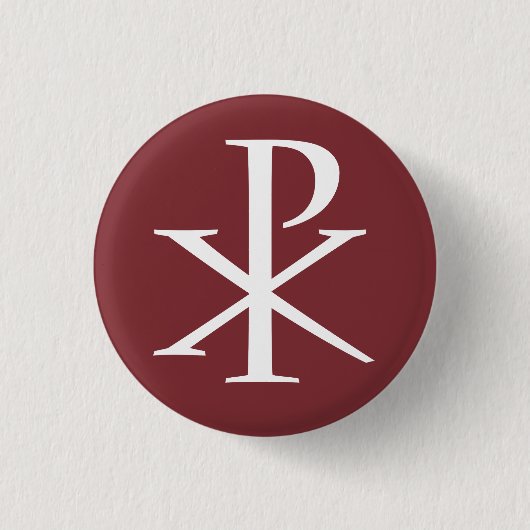 Badge Rond 2,50 Cm Bouton de Rho de Chi (Devant)
