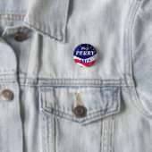 Badge Rond 2,50 Cm Bouton de Rick Perry 2012 (En situation)