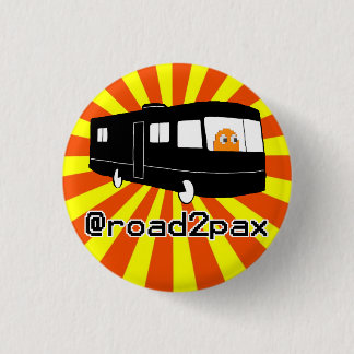 Badge Rond 2,50 Cm Bouton de Road2PAX voyant
