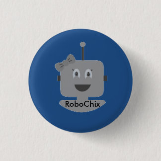 Badge Rond 2,50 Cm Bouton de RoboChix