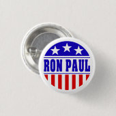 Badge Rond 2,50 Cm Bouton de Ron Paul (Devant & derrière)