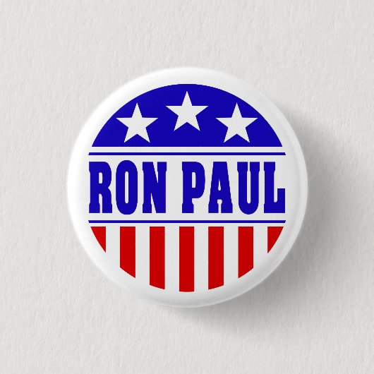 Badge Rond 2,50 Cm Bouton de Ron Paul (Devant)