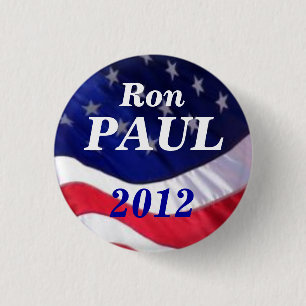Badge Rond 2,50 Cm Bouton de Ron Paul 2012