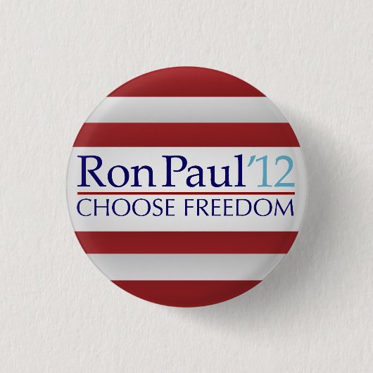 Badge Rond 2,50 Cm Bouton de Ron Paul 2012 (Devant)