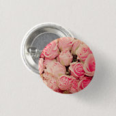 Badge Rond 2,50 Cm Bouton de rose de rose (Devant & derrière)