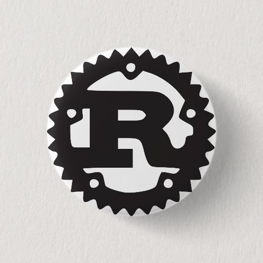 Badge Rond 2,50 Cm Bouton de rouille de Mozilla (Devant)