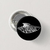 Badge Rond 2,50 Cm Bouton de Scute (Devant & derrière)