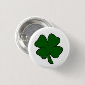 Badge Rond 2,50 Cm Bouton de shamrock (Devant & derrière)