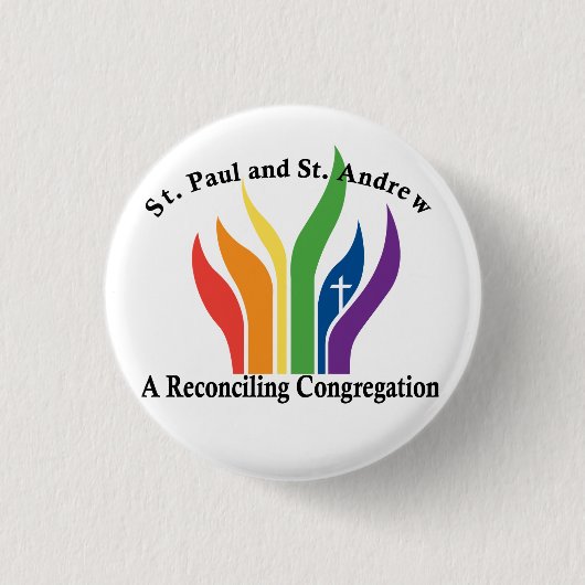Badge Rond 2,50 Cm Bouton de SPSA (Devant)