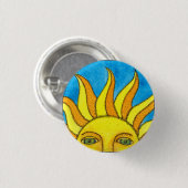Badge Rond 2,50 Cm Bouton de Sun d'été (Devant & derrière)