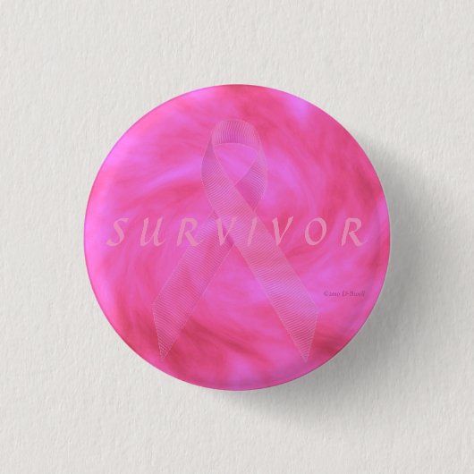 Badge Rond 2,50 Cm Bouton de SURVIVANT (Devant)