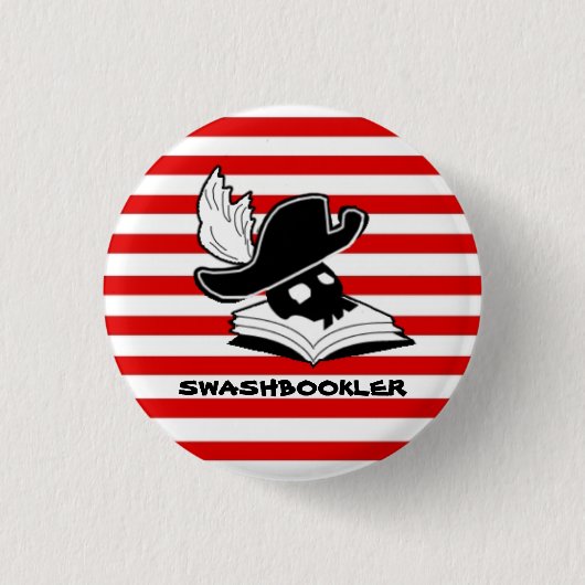 Badge Rond 2,50 Cm Bouton de Swashbookler (Devant)