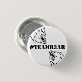 BADGE ROND 2,50 CM BOUTON DE TEAMB3AR (Devant & derrière)