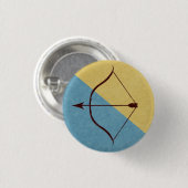 Badge Rond 2,50 Cm Bouton de tir à l'arc (Devant & derrière)
