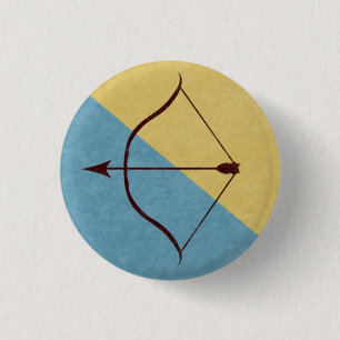 Badge Rond 2,50 Cm Bouton de tir à l'arc