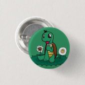 Badge Rond 2,50 Cm Bouton de tortue (Devant & derrière)