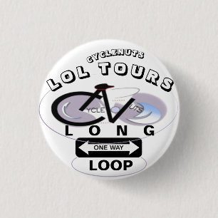 BADGE ROND 2,50 CM BOUTON DE TOURNÉE DE LA BOUTEILLE DE CYCLENUTS LON