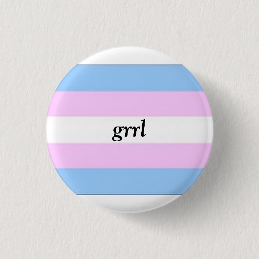 Badge Rond 2,50 Cm Bouton de transport Grrl (Devant)
