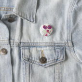Badge Rond 2,50 Cm Bouton "de Vida de La" (En situation)