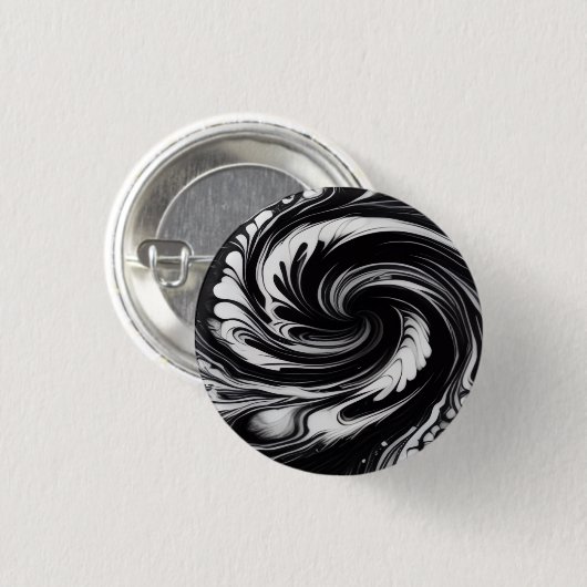 Badge Rond 2,50 Cm Bouton de vortex en orbite (Devant & derrière)