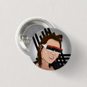 Badge Rond 2,50 Cm Bouton de Wahnie (Devant & derrière)