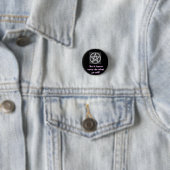 Badge Rond 2,50 Cm Bouton de Wiccan (En situation)