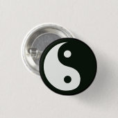 Badge Rond 2,50 Cm Bouton de Yin Yang (Devant & derrière)