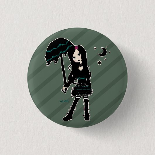 Badge Rond 2,50 Cm Bouton de Yumi (Devant)
