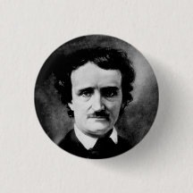Bouton d'Edgar Allan Poe