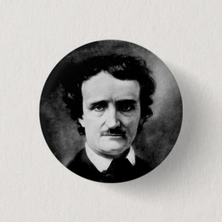Badge Rond 2,50 Cm Bouton d'Edgar Allan Poe