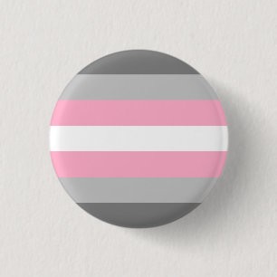 Badge Rond 2,50 Cm Bouton Demigirl