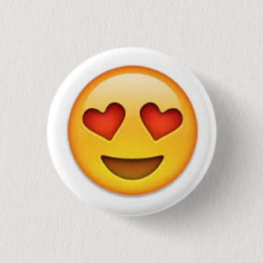 Badge Rond 2,50 Cm Bouton d'Emoji (Devant)