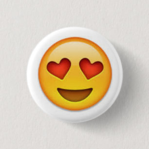 Badge Rond 2,50 Cm Bouton d'Emoji