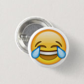 Badge Rond 2,50 Cm Bouton d'Emoji (Devant & derrière)