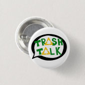 Badge Rond 2,50 Cm Bouton d'entretien de déchets (Devant & derrière)