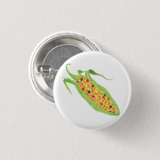 Badge Rond 2,50 Cm Bouton d'épi de maïs