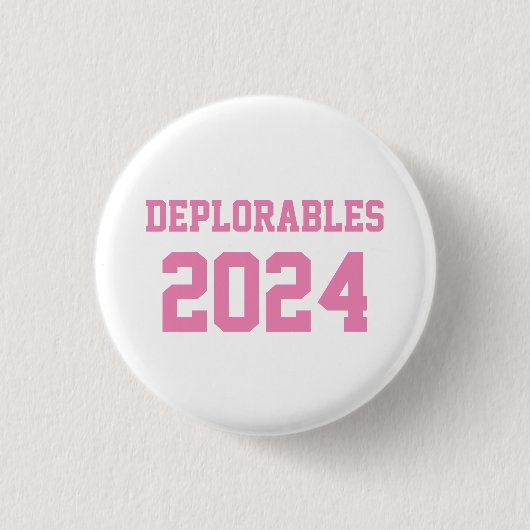 BADGE ROND 2,50 CM BOUTON DÉPLORABLES 2020 (Devant)