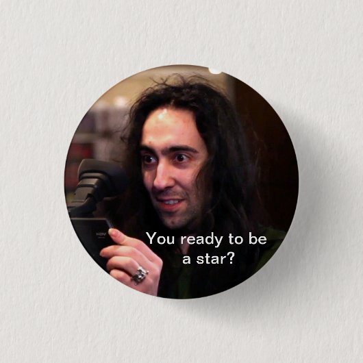 Badge Rond 2,50 Cm Bouton désireux de Francis (Devant)